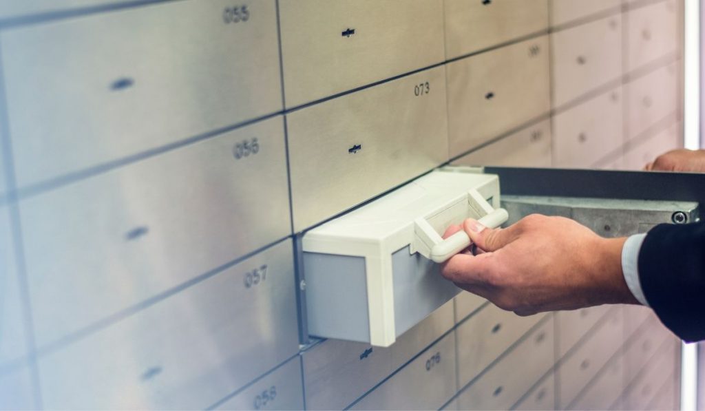 safety deposit box